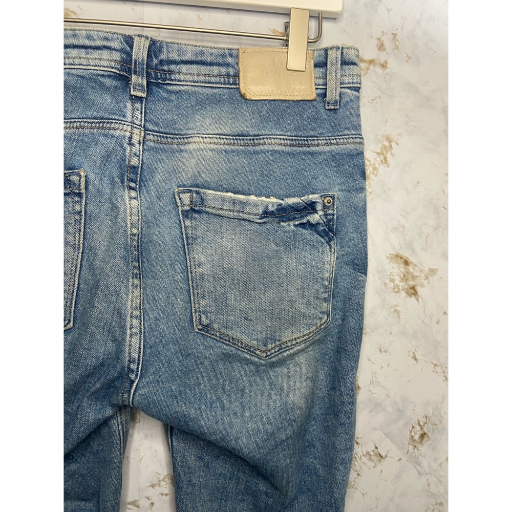 Zara Distressed Jeans Size 4 - Picture 8 of 11
